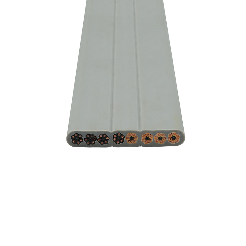 Core PVC Insulated PVC Vagina Elevator Flat Cable