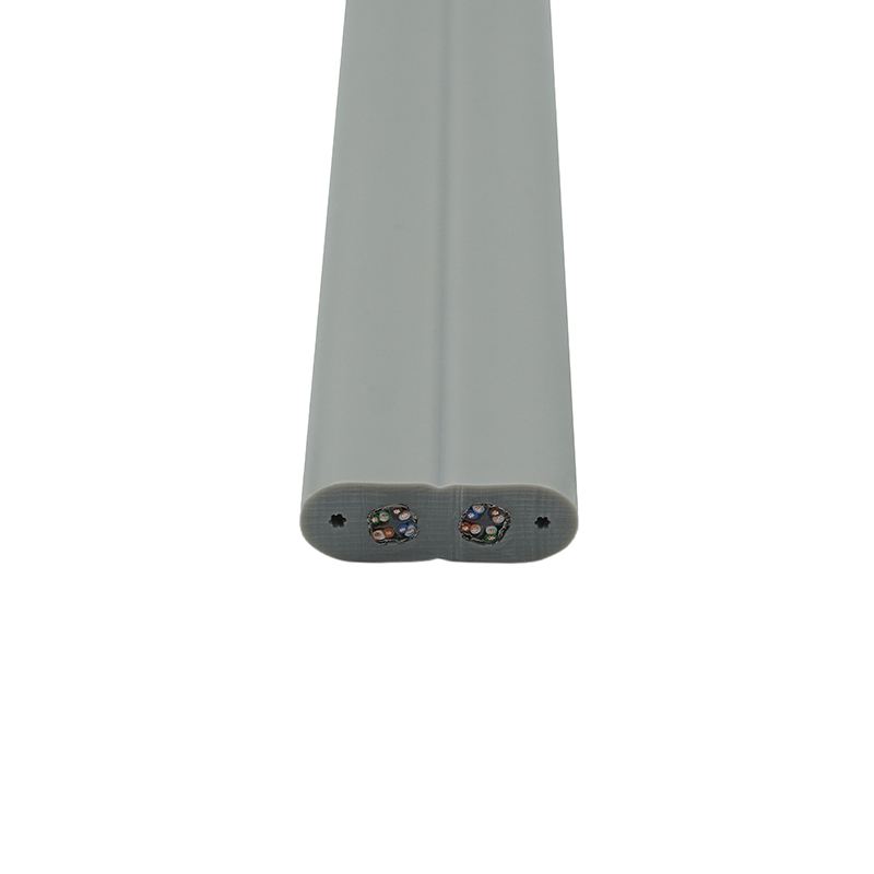 Elevator Flat cable cum ferro filum ac 2 Cat6 Patch cables