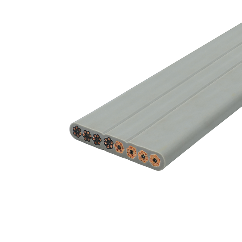 Core PVC Insulated PVC Vagina Elevator Flat Cable