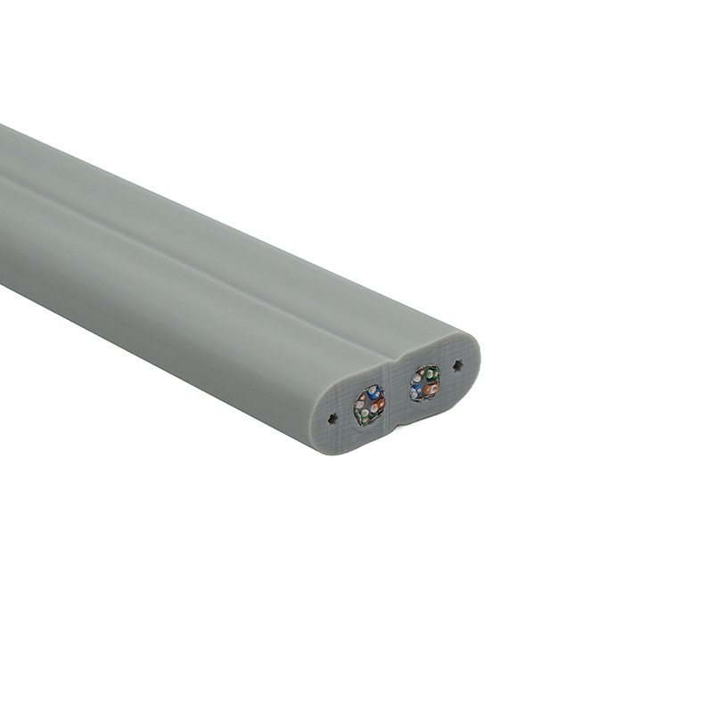 Elevator Flat cable cum ferro filum ac 2 Cat6 Patch cables