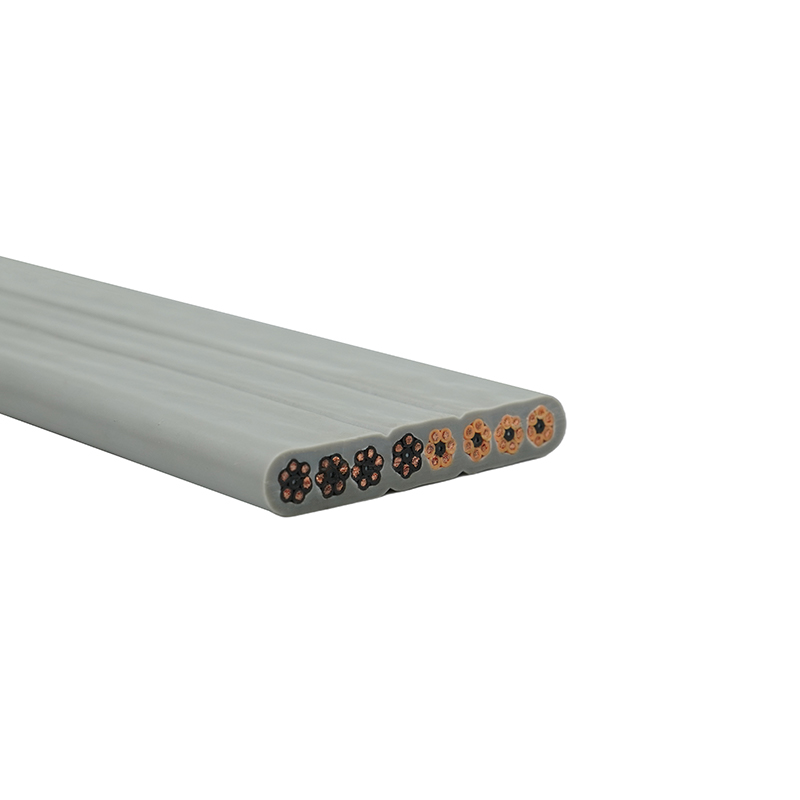 Core PVC Insulated PVC Vagina Elevator Flat Cable